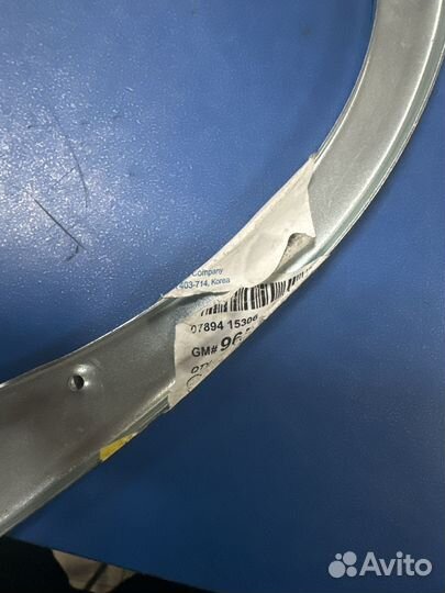 Кронштейн заднего бампера левый matiz