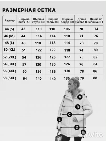 Куртка женская демизесонная 50, 52, 54