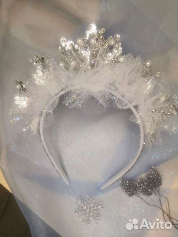 Ободок для девочки Снежинка