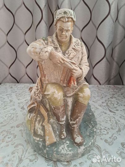 Статуэтка Василий Тёркин, гипсовая