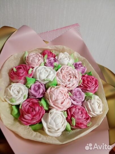 Сладкие букеты из зефира