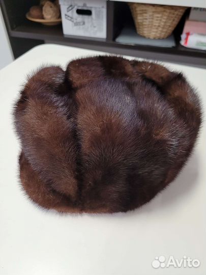 Норковая шапка мужская