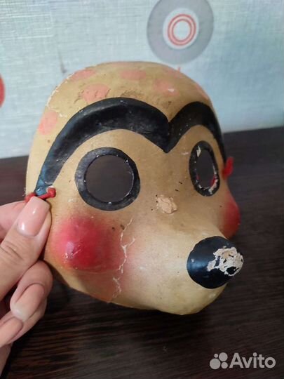 Маска карнавальная новогодняя