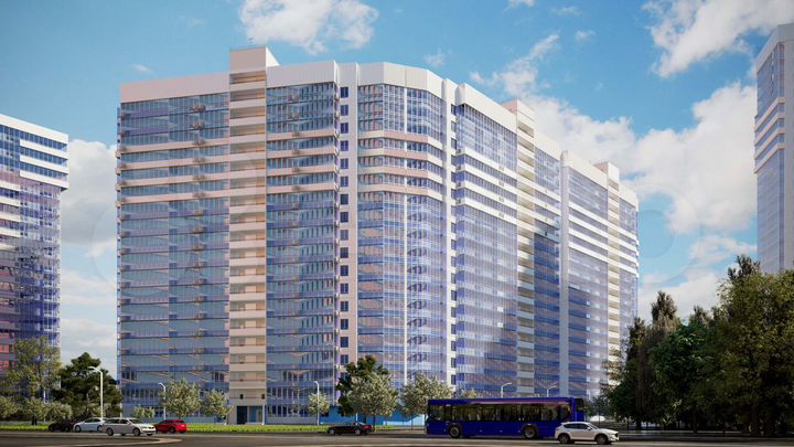 1-к. квартира, 21,6 м², 16/19 эт.