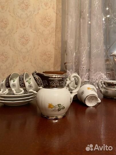 Японский кофейный фарфор Ямакоси Орел