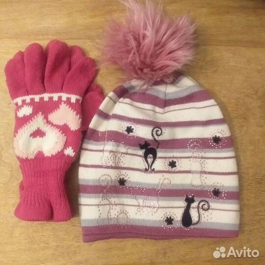Шапка и перчатки