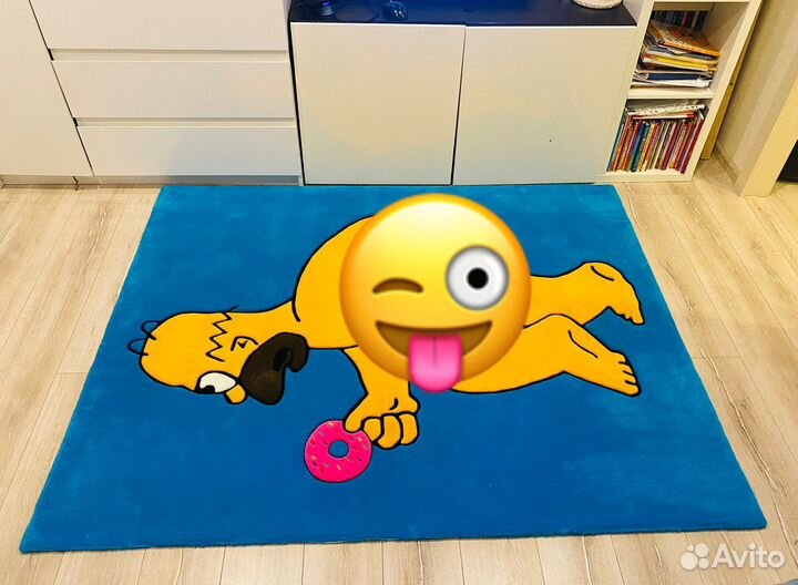 Тафтинговый ковер ручной работы Гомер