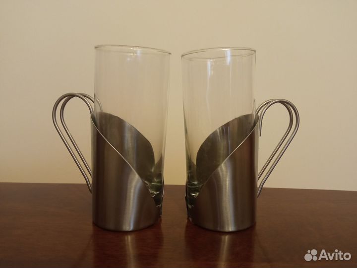 Кружка стакан с подстаканником Gipfel