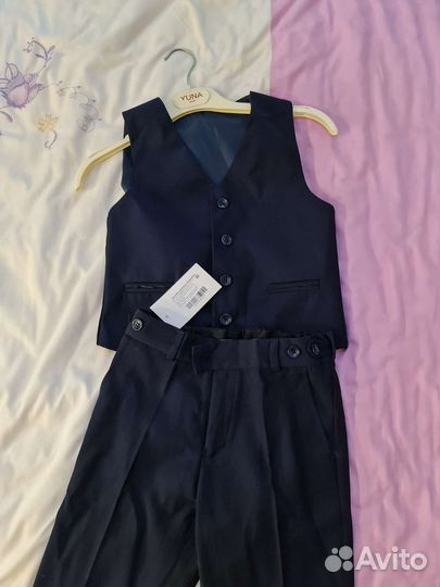 Школьная форма синяя для мальчика 122-128