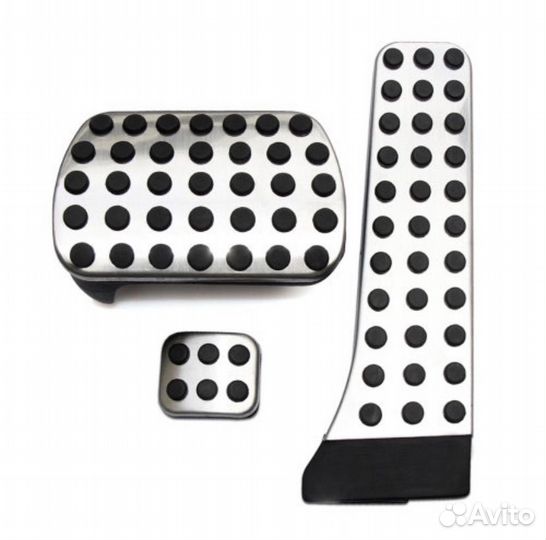 Накладки на педали Mercedes 3 шт