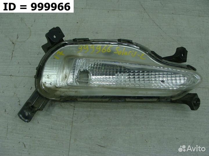 Птф передняя правая Hyundai Solaris