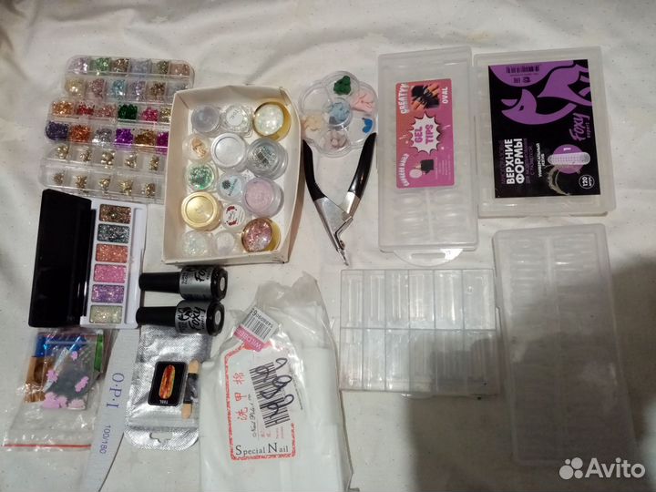 Набор для наращивания ногтей, маникюра и педикюра