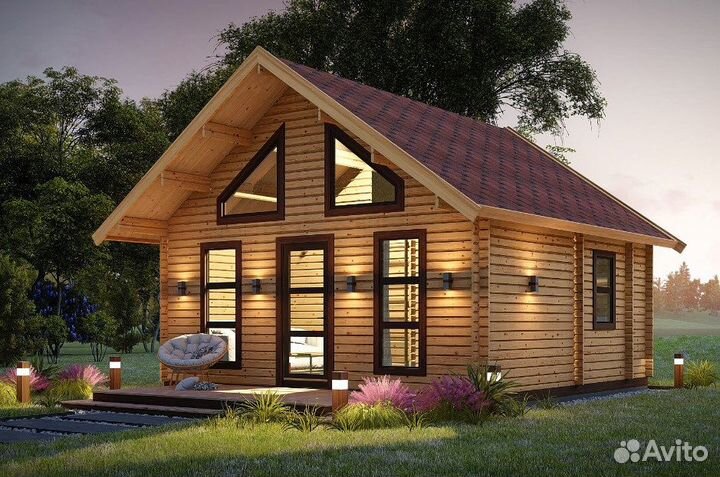 Строительство деревянных домов Коробка Под ключ