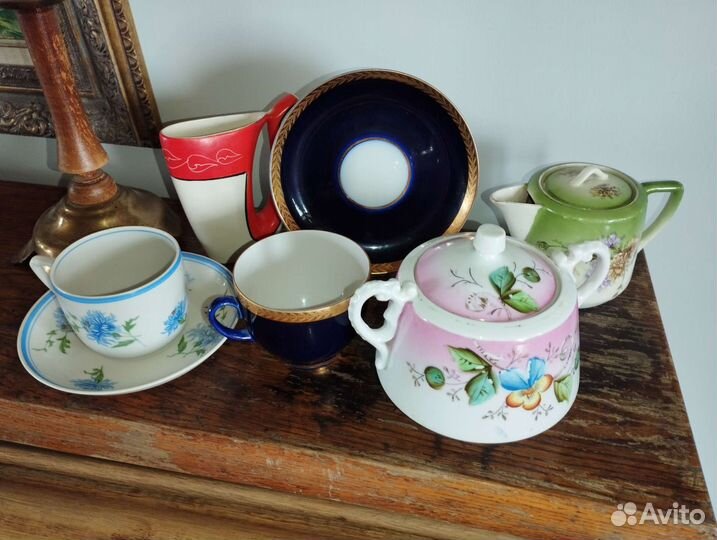 Сливочники Молочники тарелки Кузнецов лфз Посуда