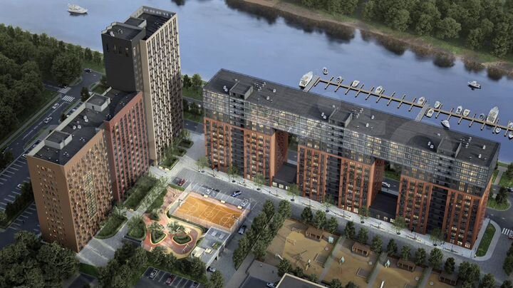 2-к. квартира, 63,8 м², 2/23 эт.