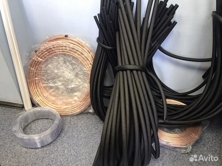 Медные трубы на отрез, готовый комплект монтажа