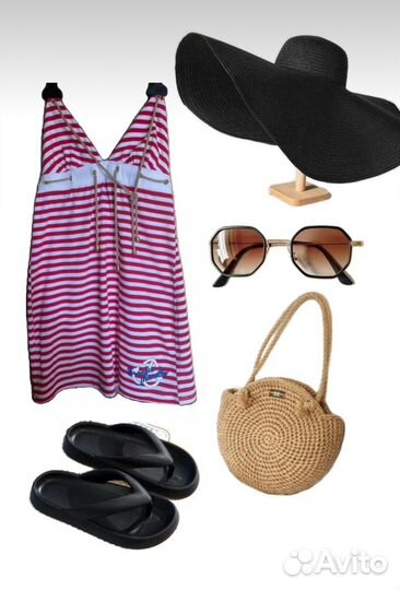 Пляжное платье в морском стиле М francie morello