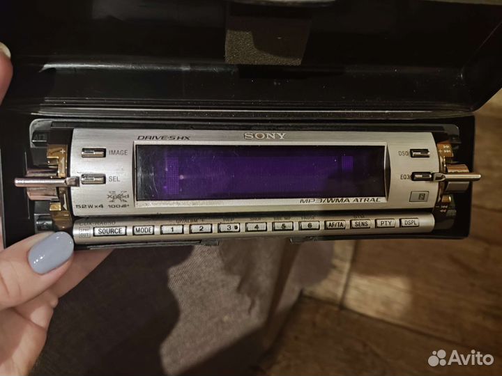 Панель для автомагнитолы sony