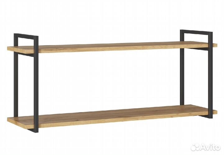 Полка Лофт пн-001 Дуб Крафт золотой