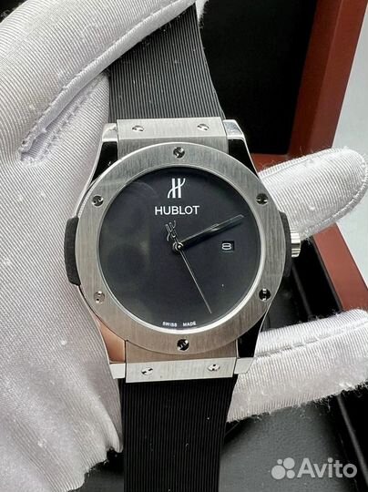 Наручные часы механические Hublot стальной мужские