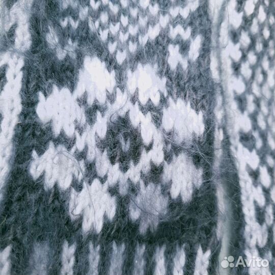 Варежки женские собачья шерсть 6,5