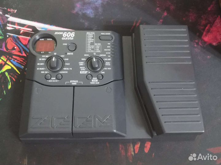 Гитарный процессор zoom 606