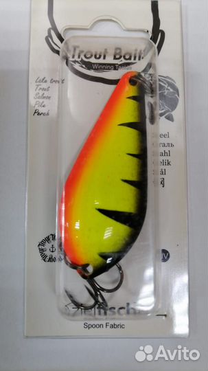 Блесна колеб. Trout Bait Pora сталь 10гр цв. 160/S