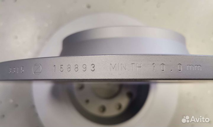 Диск тормозной задний VAG, Audi, Seat, VW, Skoda