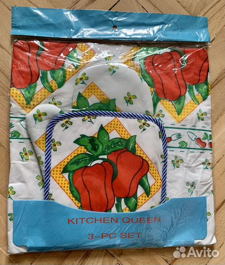 Подарочный набор фартук, прихватка, варежка