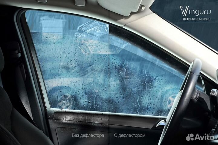 Дефлекторы окон vinguru volkswagen amarok 2010- пи