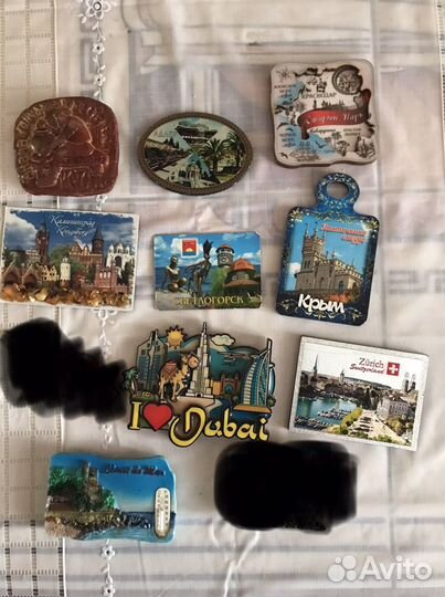 Магниты на холодильник из разных стран