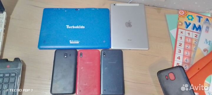 Продам на запчасти 3 телефона 2 планшета 2 ноута