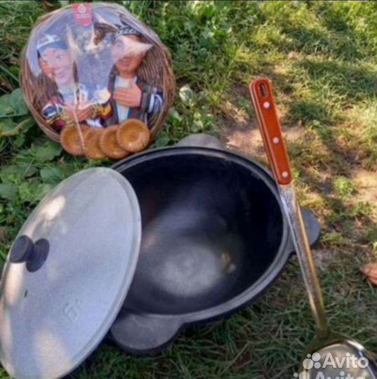 Казан чугунный 6 литров