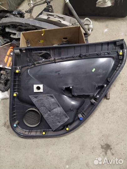 Обшивка двери задней левой hyundai solaris
