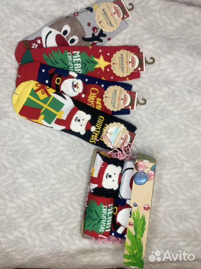 Носки женские новогодние