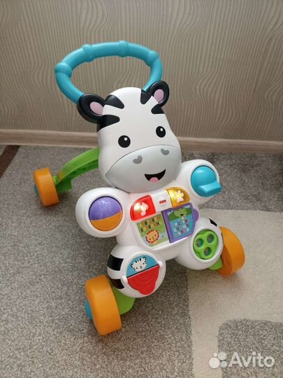 Музыкальные ходунки-зебра Fisher-Price