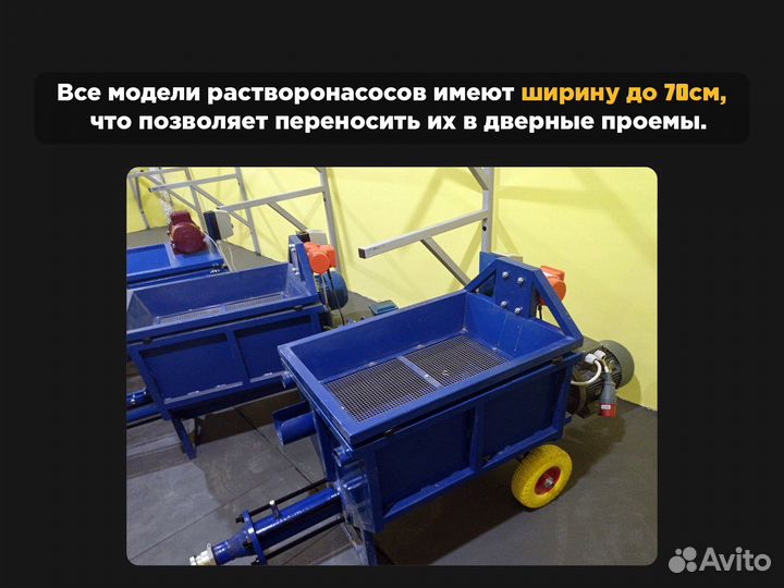 Растворонасос штукатурная-шпаклёвочная станция R150