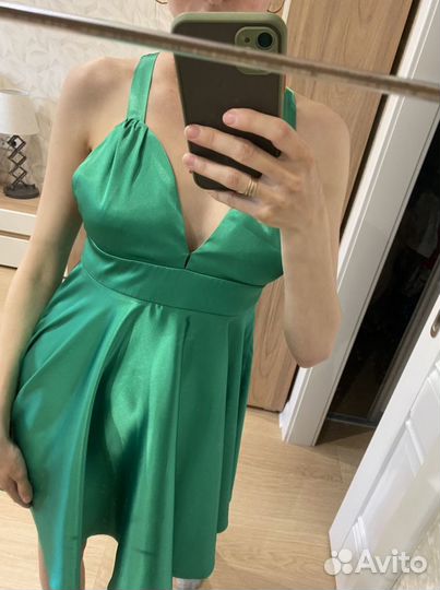 Платье атластное