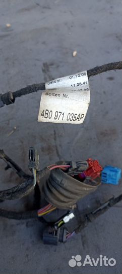 Проводка задней двери Ауди A6 C5