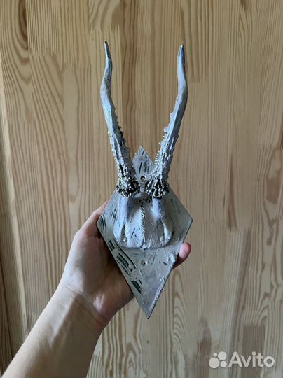 Рожки косули крашенные