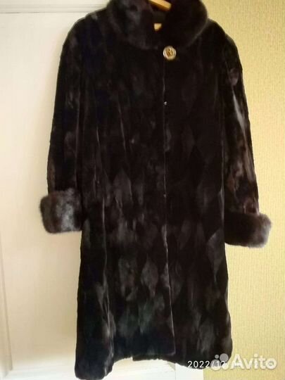 Шуба кролик/стриженная норка/норка