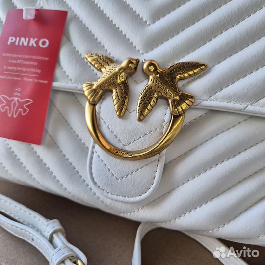 Сумка новая Pinko Love Bag белая