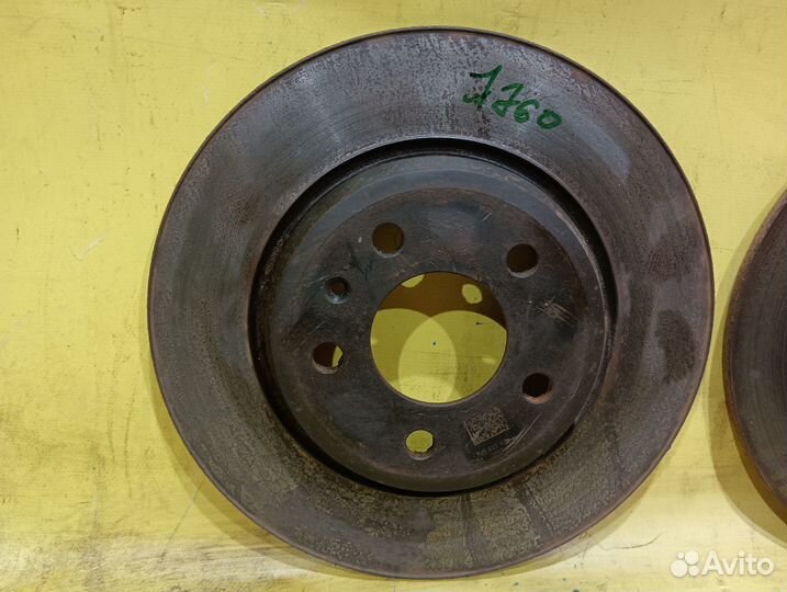 Диски тормозные задние Audi A4 B9 2015 Ауди а 4