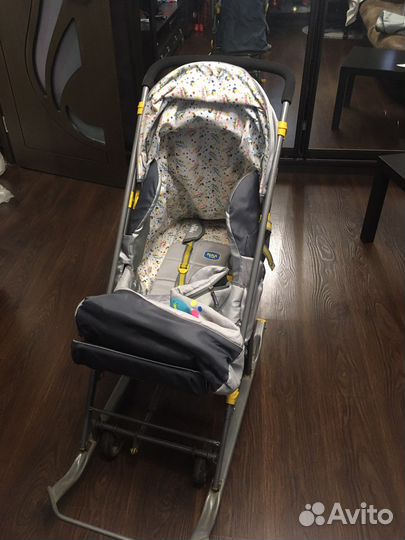 Сани коляска Ника 7