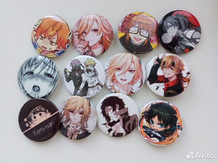 Значки с аниме