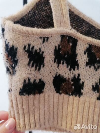 Топ трикотажный леопардовый Inсity