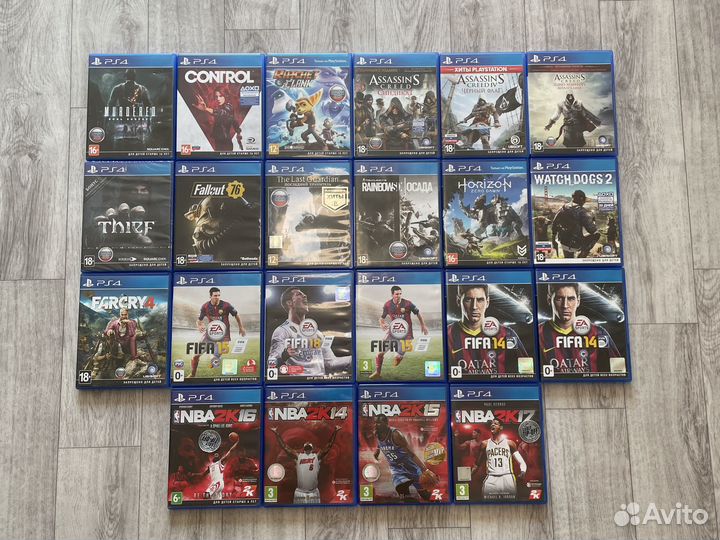 Диски игры для ps4