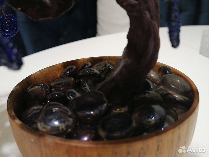 Денежное дерево из бисера