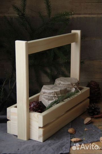 Коробка подарочная деревянная из фанеры