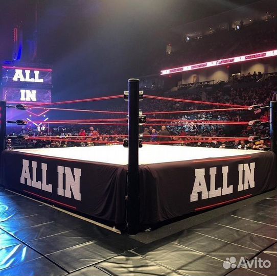 Ринг боксерский на упорах